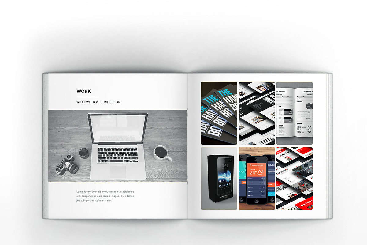 Portfolio Square Brochure, a Brochure Template by Incools Stokie (Photo 6 of 12)