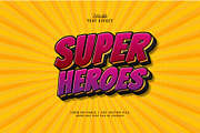 Text Effect Super Heroes, a Layer Style Add-On by Navy Graphic (Thumbnail 1 of 2)