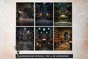 Ars Goetia Dark Fantasy Backdrop Set, a Background Graphic by ThatsDesignArt (Thumbnail 6 of 13)
