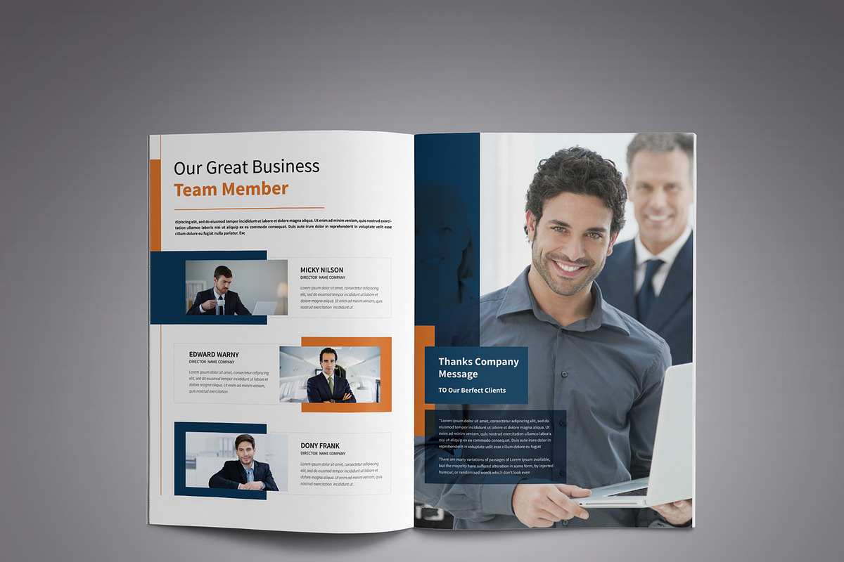 Corporate Business Brochure template, a Brochure Template by New Lines (Photo 8 of 10)
