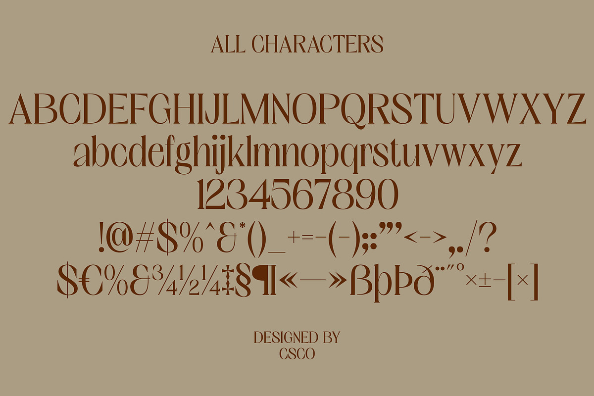 Balvine – Serif Typeface, a Serif Font by Craft Supply Co. (Photo 8 of 8)