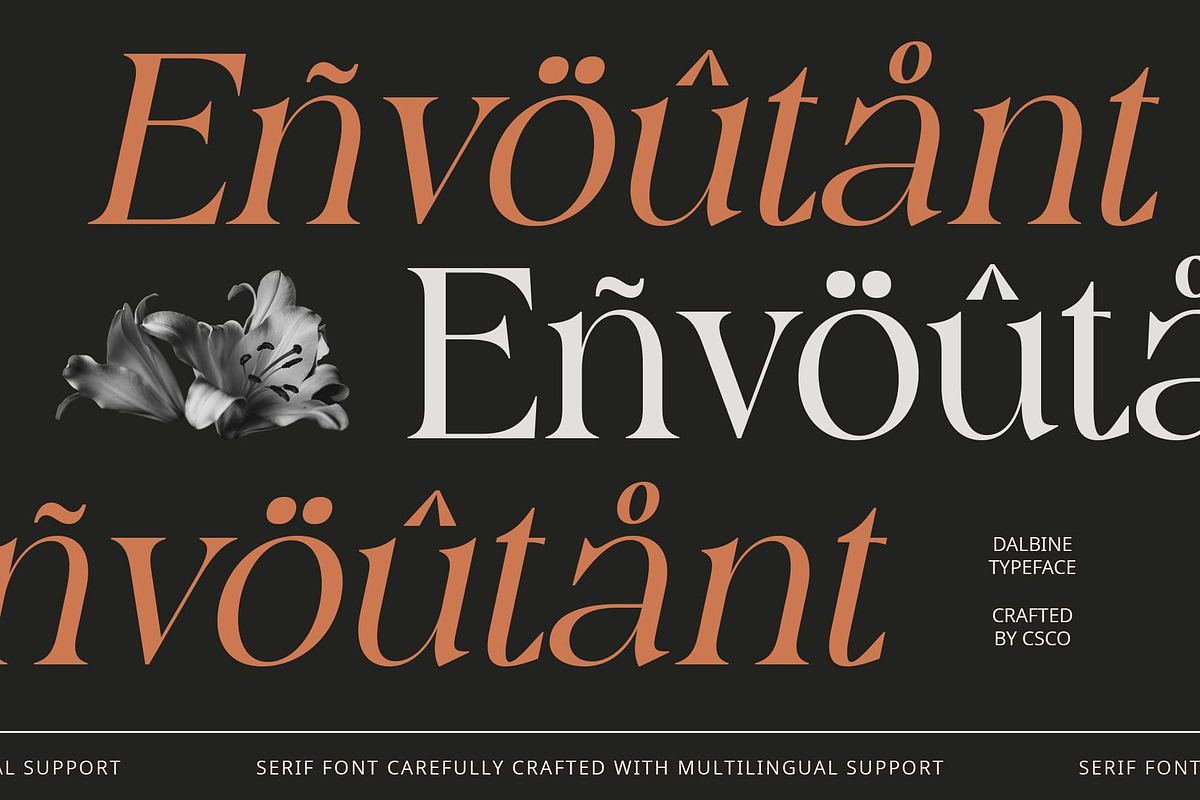 Dalbine – Elegant Font, a Serif Font by Craft Supply Co. (Photo 7 of 8)