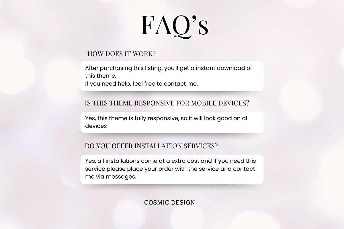 Lum Boutique Shopify Theme Website, a Shopify Template by Cosmic Design (Photo 9 of 9)
