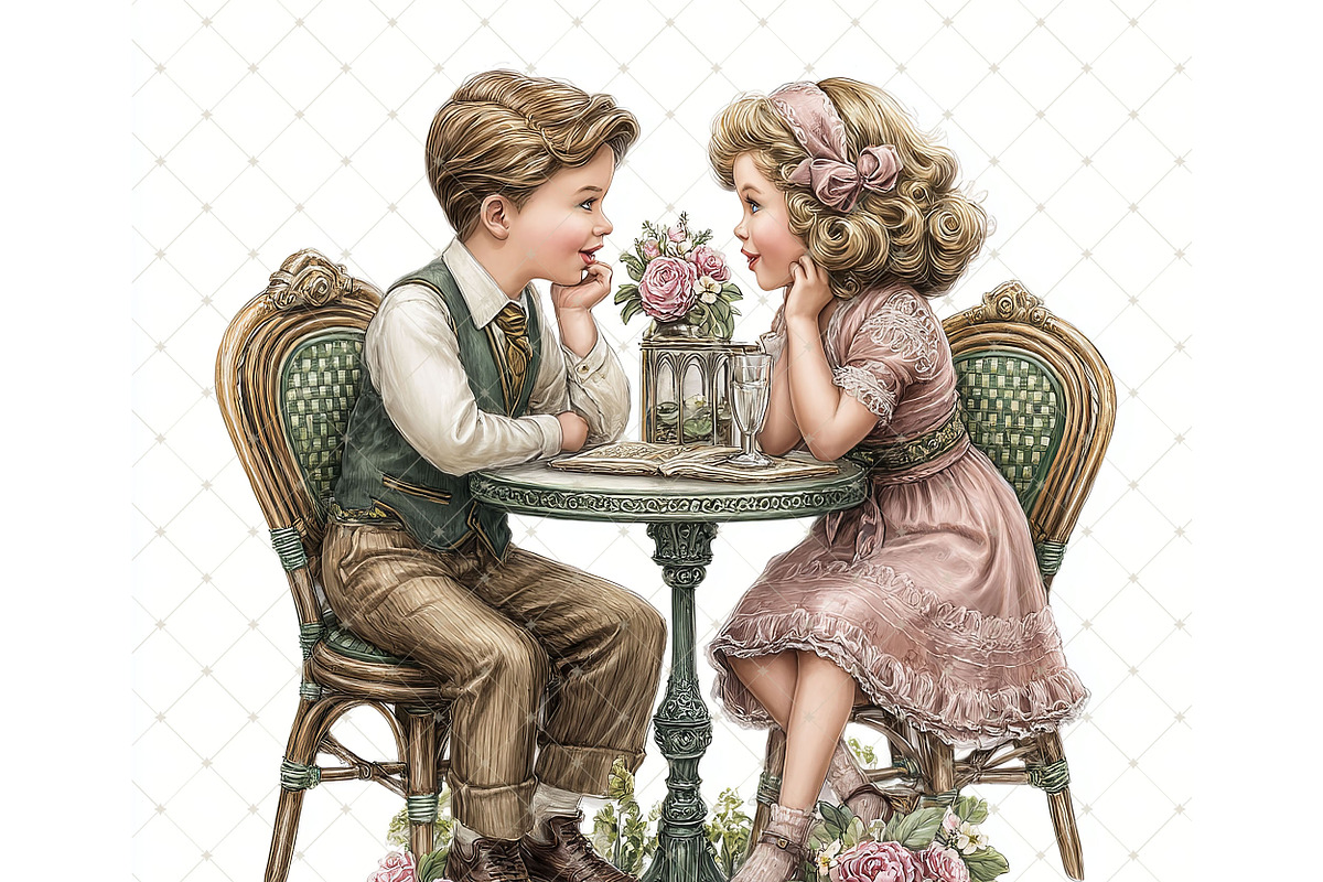 Romance Time Clipart JPG, a Person Illustration by Memories By Lea (Photo 13 of 20)