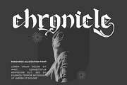 Resource Allocation - Gothic Font, a Blackletter Font by 177Studio (Thumbnail 3 of 6)