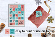 Xmas Advent Calendar | A4 Vertical, a Card Template by AnnaViolet_store (Thumbnail 9 of 10)
