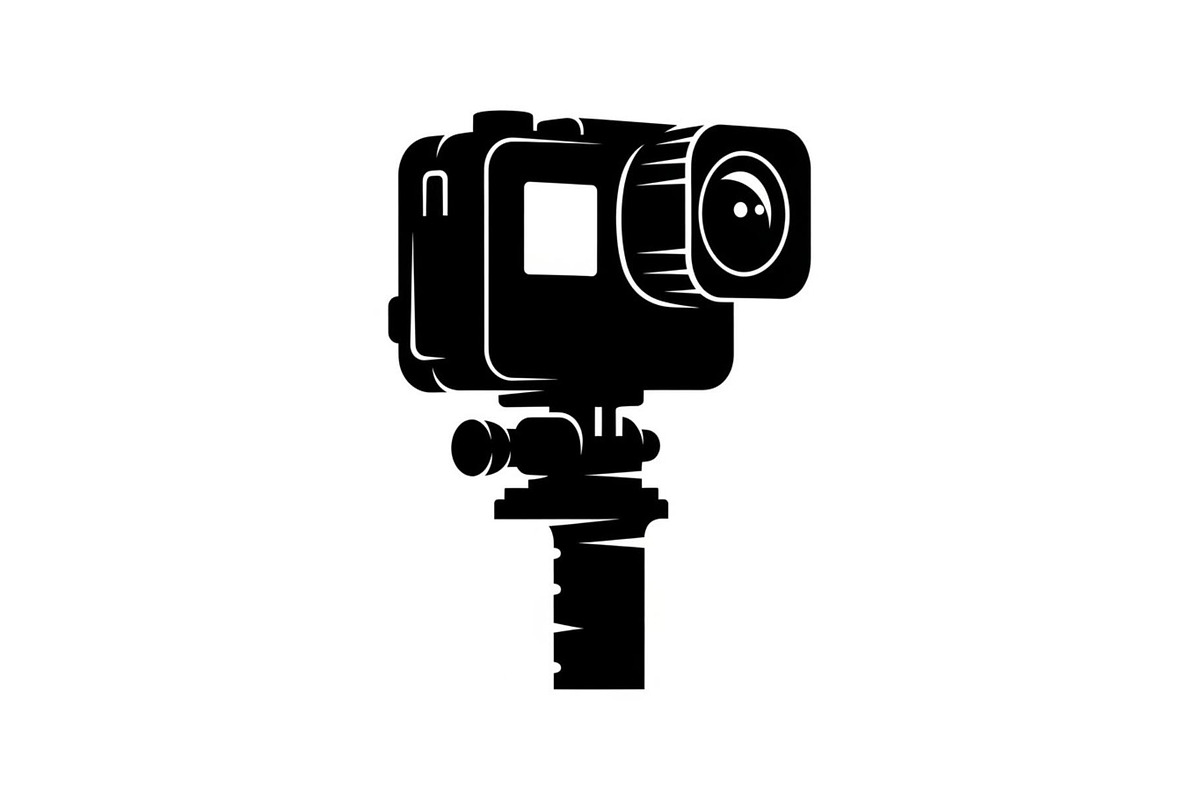 60 Action Camera Silhouette Icon, an Illustration by Artivon (Photo 49 of 61)