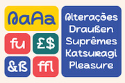 Aguilar - Playful Display, a Sans Serif Font by Haps Space (Thumbnail 2 of 14)
