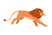 Cartoon lion from African jungle set, an Animal Illustration by Good Studio (Thumbnail 7 of 10)