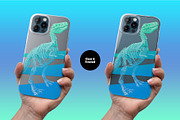 iPhone 12 pro Clear & Frosted case, an iPhone Mockup by Colatudo Store (Thumbnail 6 of 9)