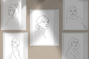 10 Line Art Posters, a Decorative Illustration by Miracles Everywhere (Thumbnail 8 of 8)