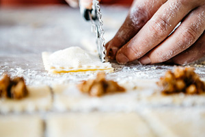 Making ravioli stock photo containing pasta and ravioli