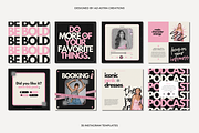 Pink Aesthetic Instagram Templates, a Social Media Template by Ad Astra Creations (Thumbnail 4 of 5)