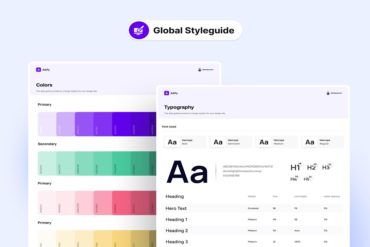 Adify Job Finder Web Template UI Kit, an UI Kit Template by Lumina_ui_ux202 (Photo 2 of 7)