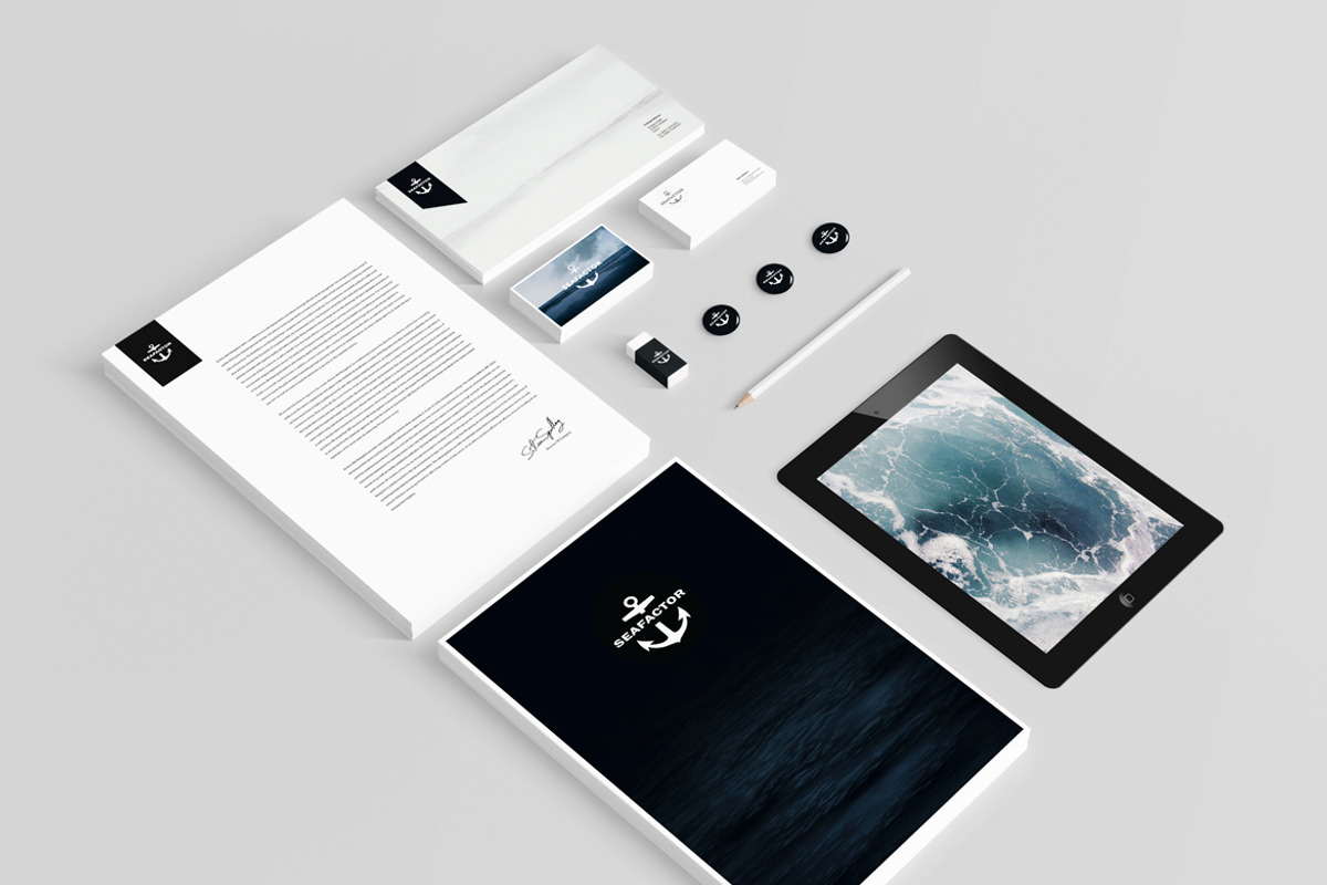 Branding Identity Mock Up, a Product Mockup by Nikolozgraphic (Photo 6 of 9)