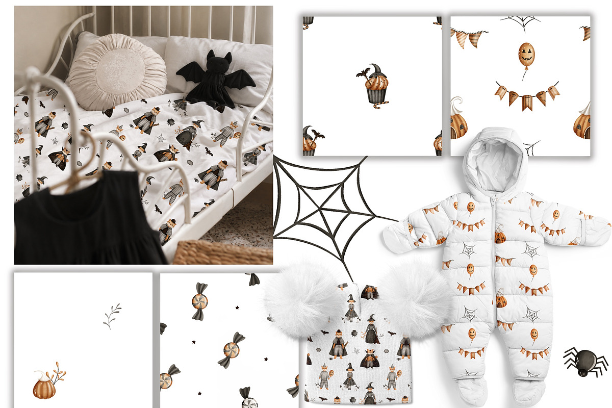 Fox Halloween Party. Kids collection, an Animal Illustration by Linerisyart (Photo 10 of 16)
