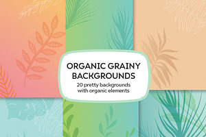 Organic Grainy Backgrounds