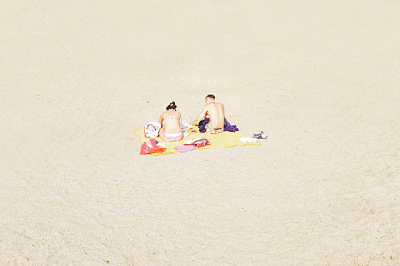 Beach stock photo containing beach and people