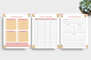 Editable Canva Meal Planner Template, a Stationery Template by Ultimate Template Shop (Thumbnail 8 of 9)