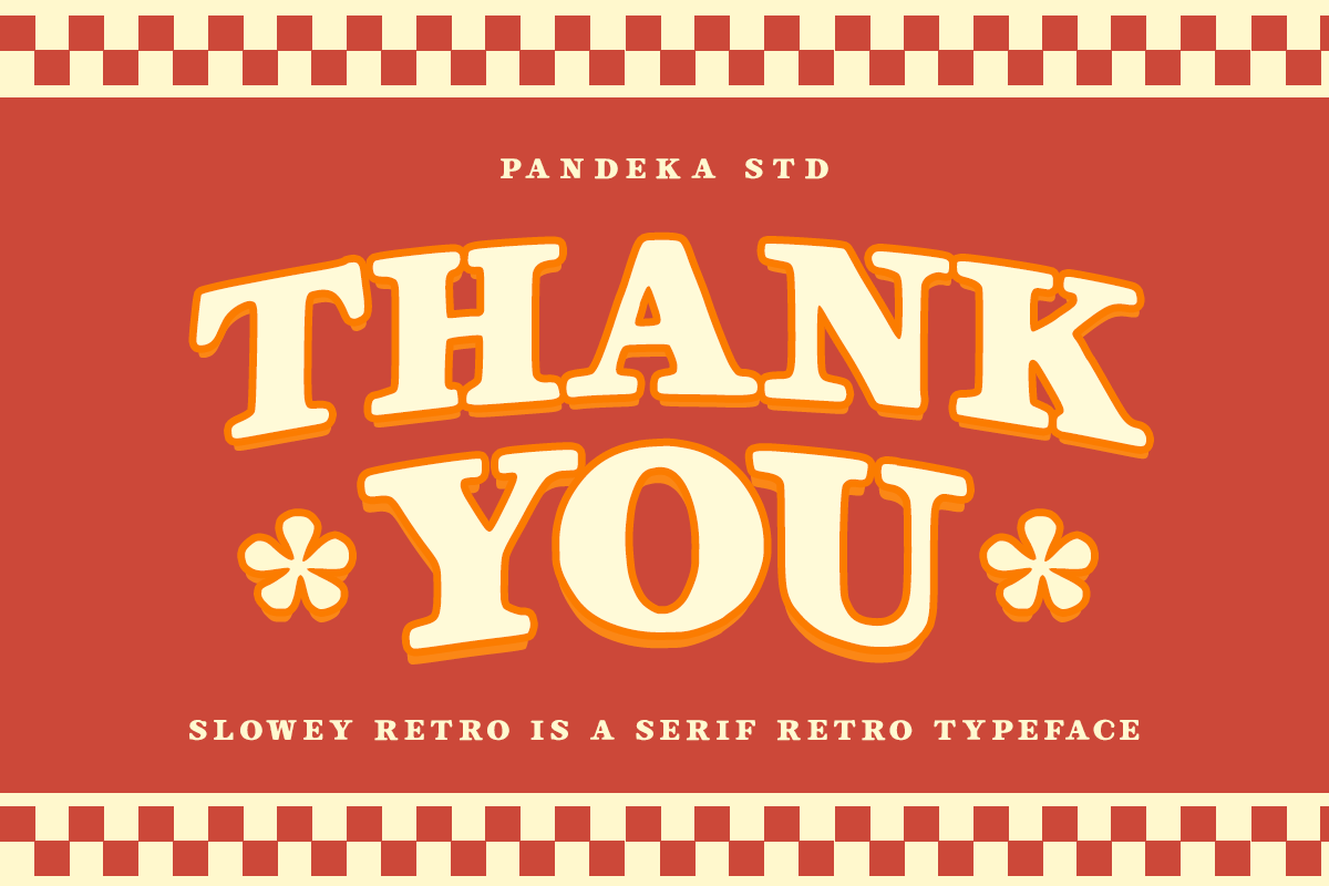 Slowey Retro - Playful Serif Display, a Serif Font by Pandeka Studio (Photo 9 of 9)