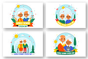 10 Senior Citizen Day Illustration, a Person Illustration by denayunebgt (Thumbnail 2 of 4)