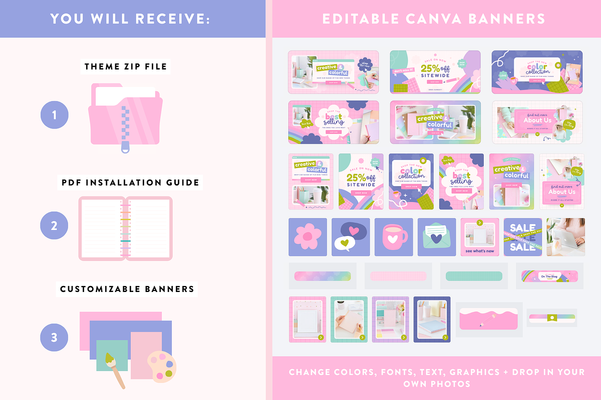 Shopify Theme for Digital Products, a Shopify Template by Design Pixie (Photo 6 of 11)