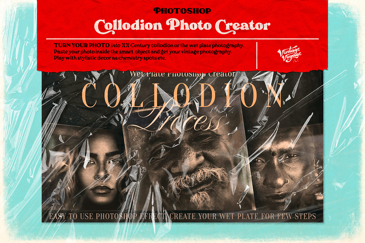 Photoshop Creator's Bundle • 7 in 1, an Action Add-On by Vintage Voyage Supply (Photo 16 of 19)