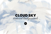 Cloud Sky: textured backgrounds, a Background Graphic by Yuliia Lashevska (Thumbnail 1 of 9)