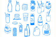 Milk & Cookies lineart, a Food Illustration by Carpet Tapete Pretzel (Thumbnail 2 of 5)