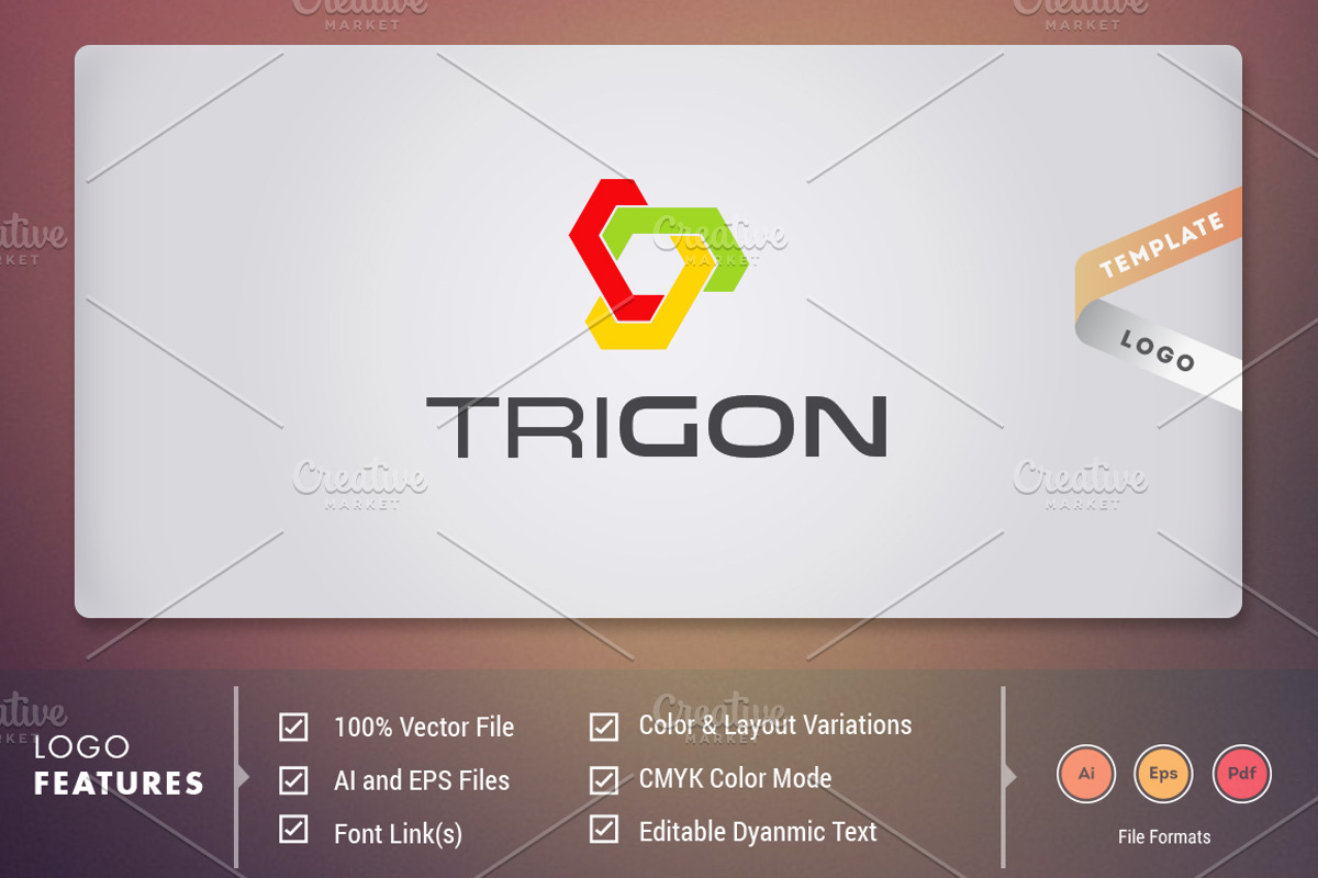 Trigon - Logo Template, a Branding & Logo Template by DynamikMedia