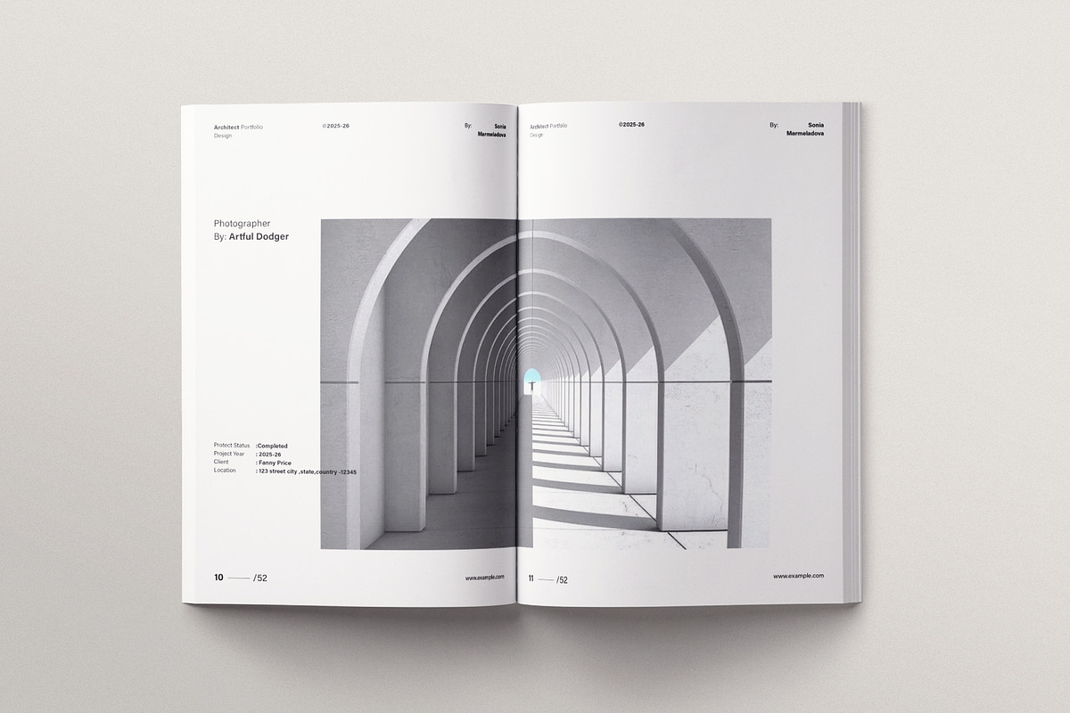 Architecture Portfolio Template, a Brochure Template by ArtisanaAura (Photo 6 of 18)
