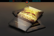 Bible Teacher Church Business Card, a Business Card Template by SeraphimChris (Thumbnail 1 of 2)