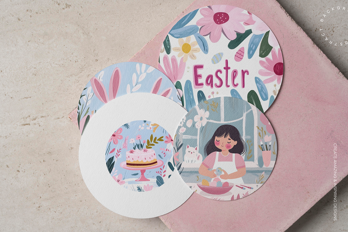 Easter in Pastel Paradise, a Seasonal Illustration by Lumeno (Photo 5 of 8)
