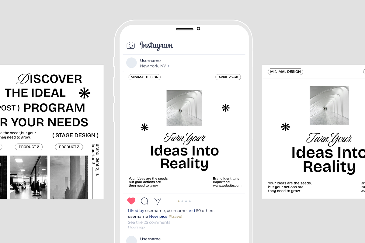 Minimalist Business Instagram Post, a Social Media Template by SquidPixey (Photo 2 of 6)