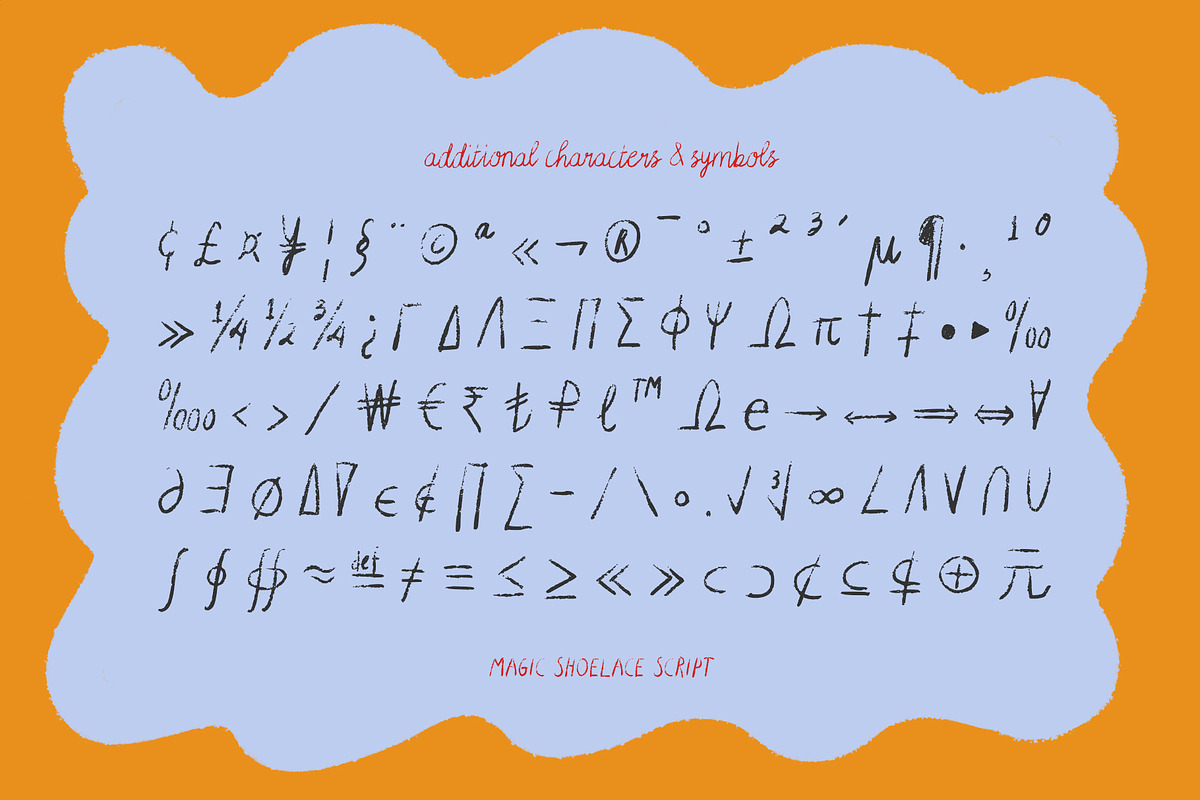 Handwritten Magic Shoelace Script, a Script Font by Perplexitics (Photo 10 of 10)