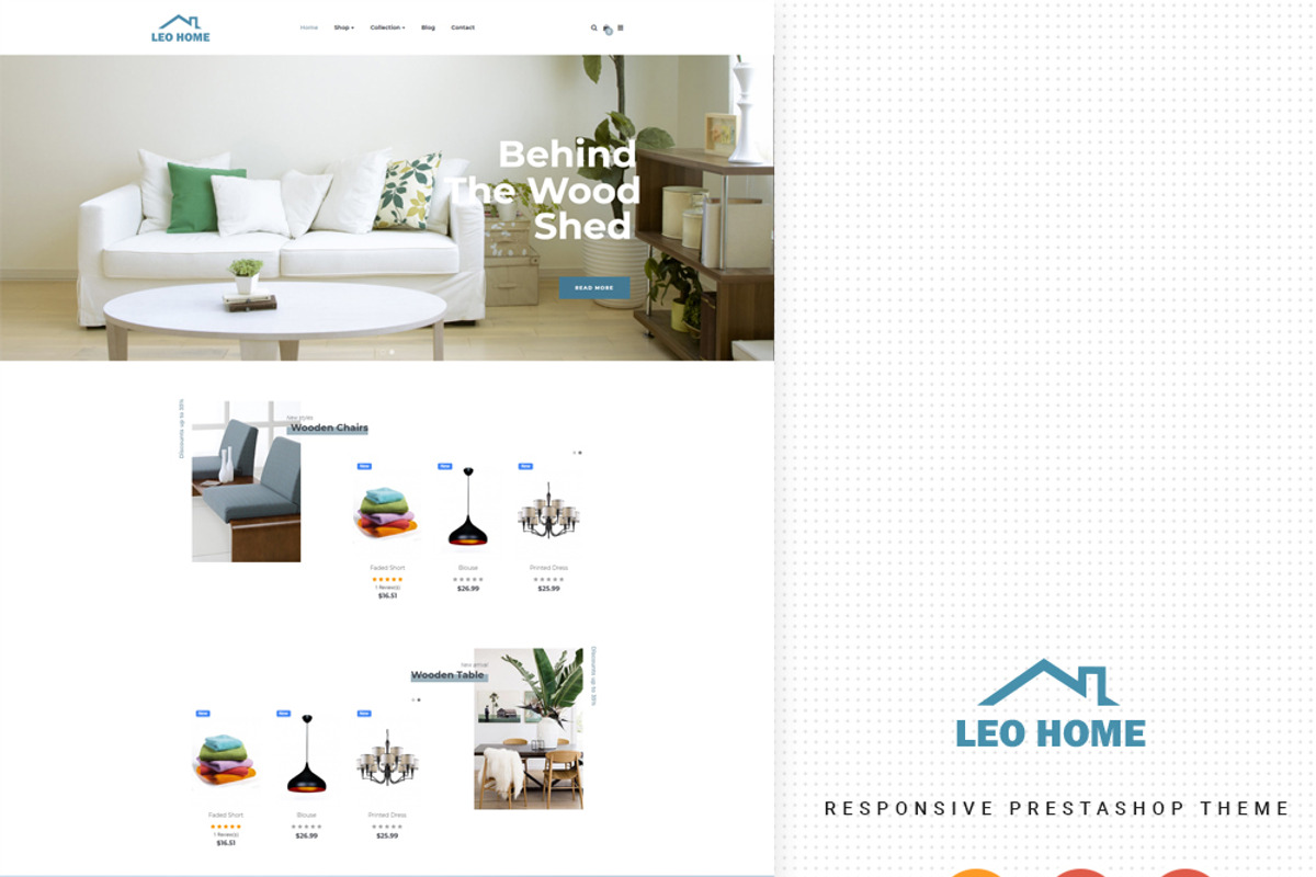 Leo Home Responsive Prestashop, a Bootstrap Template by LeoTheme (Photo 6 of 8)