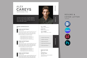 Clean Resume/CV | Word & Canva, a Resume Template by HiveArts