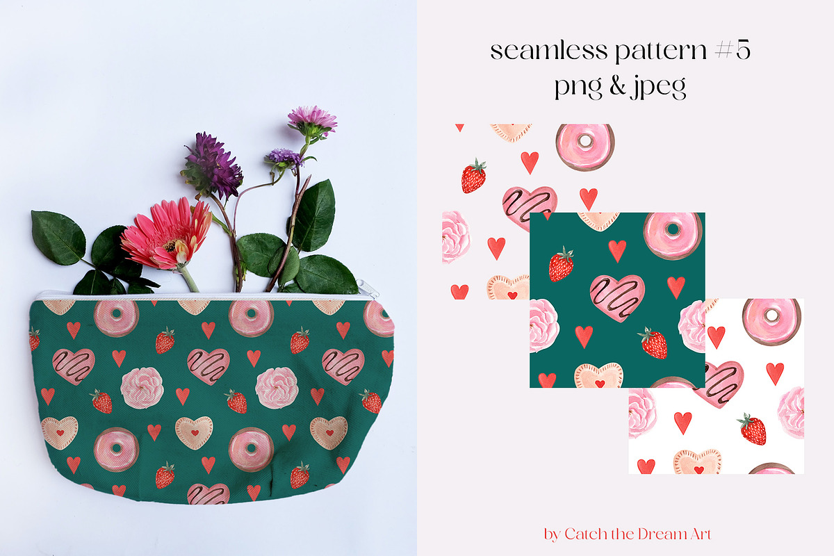 Sweet Valentine's Watercolor, a Food Illustration by Catch the Dream Art (Photo 15 of 18)