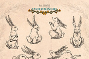Easter Bunnies, an Animal Illustration by Ink Stories (Thumbnail 3 of 21)