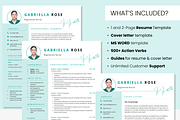 Nursing Resume Cover Letter Template, a Resume Template by MondaySpark (Thumbnail 6 of 8)
