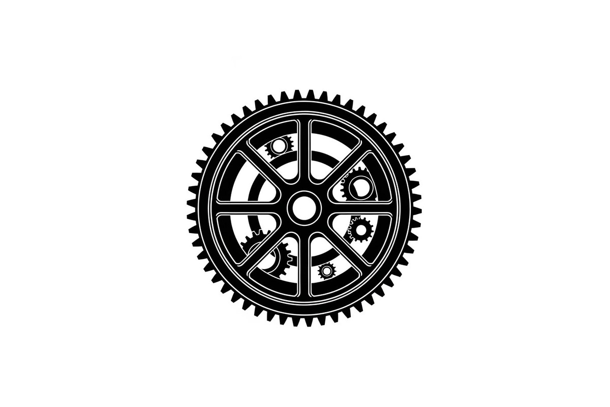 Gear & Cogwheel Silhouette Vector Bu, an Illustration by jahid234 (Photo 41 of 51)