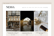 Nessa Theme • Genesis Child Theme, a WordPress Template by Code + Coconut (Thumbnail 1 of 8)