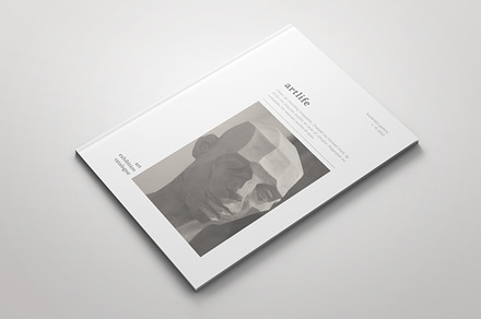 スケールモデル 新作 A5 Art Exhibition Catalog, a Magazine Template by Bookrak 洋書