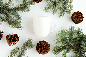 Christmas coffee cup stock image stock photo containing christmas and