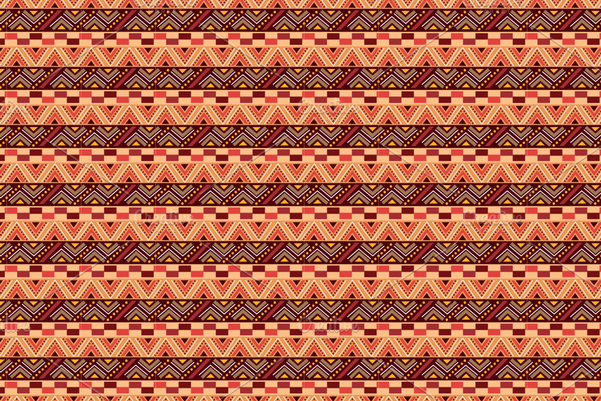 Seamless African Tribal Pattern, a Pattern Graphic by MISS CHATZ (Photo 3 of 3)