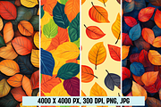 Autumn Leaves Seasonal Patterns, a Pattern Graphic by PrintHaven Designs (Thumbnail 6 of 10)
