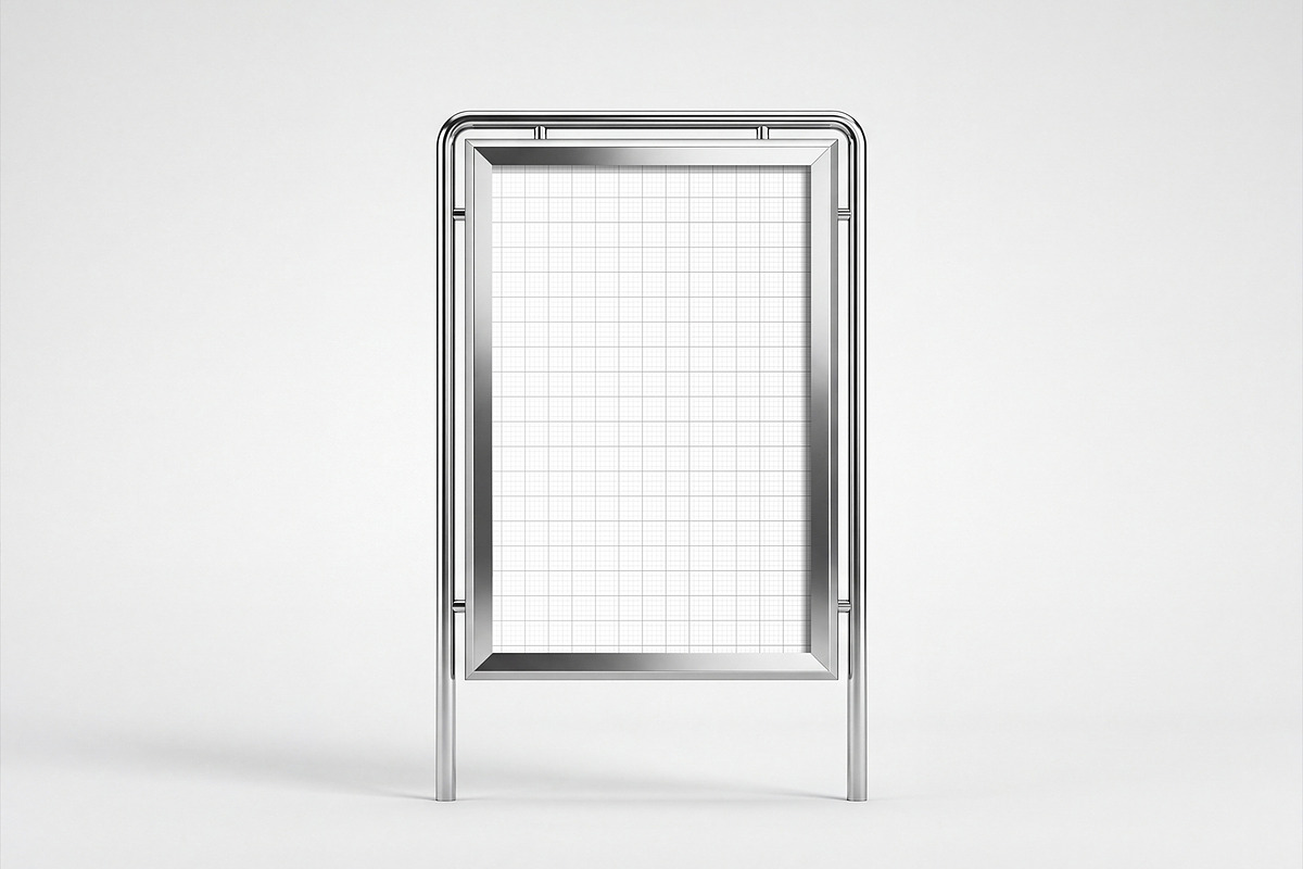 Advertising Poster Frame Mockup, an Advertising Mockup by graphypix (Photo 4 of 4)