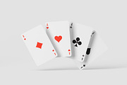 Playing card mockup Card game mockup, an Advertising Mockup by GraphicVil (Thumbnail 4 of 9)