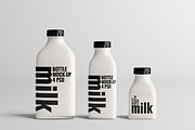 [-33%] Milk Bottle Mock-Up Bundle #1, a Packaging Mockup by AY Mock-Ups (Thumbnail 4 of 17)
