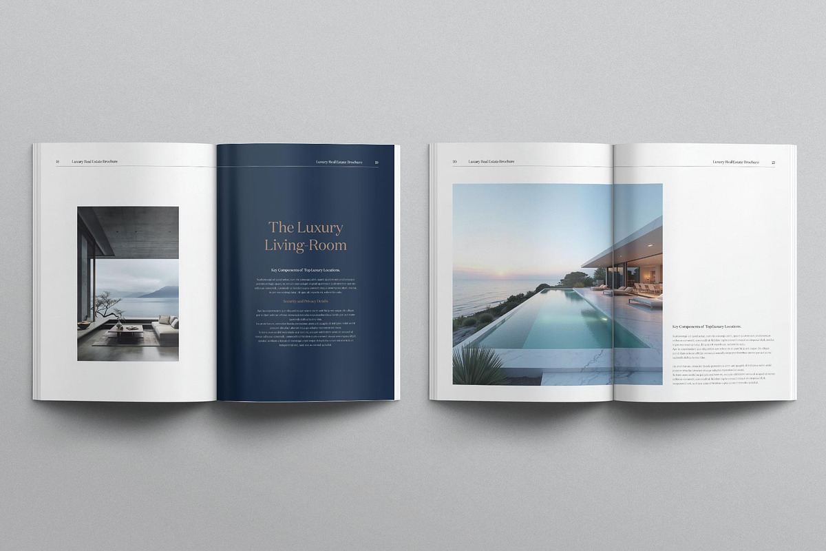 Luxury Real Estate Brochure Template, a Brochure Template by DesignCrest (Photo 8 of 14)